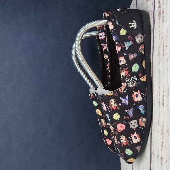 Bobs Skechers | EUC Posh Pup Loafers Dogs Black‎ Size 8 - Picture 2 of 9